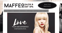 Desktop Screenshot of maffeosalon.ca